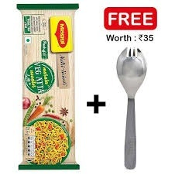 Maggi Nutri-Licious Masala Veg Atta Instant Noodles With Spinach - 290 gm - 290 gm
