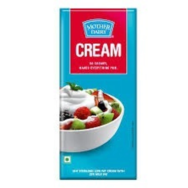 Mother Dairy Fresh Cream ( 1 ltr ) - 1 ltr