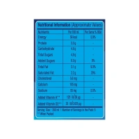 Mother Dairy Taaza Toned Pack (Homogenised Milk)1 ltr - 1 ltr
