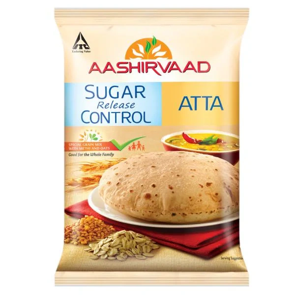 Aashirvaad Sugar Release Control Atta - 5 kg