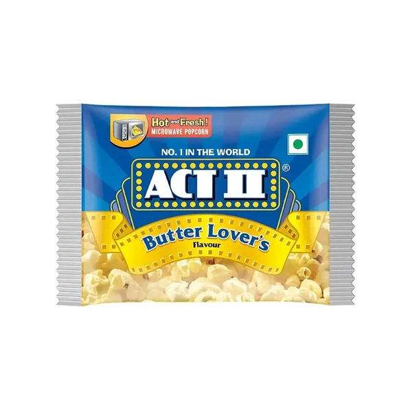 Act Ii Butter Lovers Microwave Popcorn - 33 gm - 33 gm