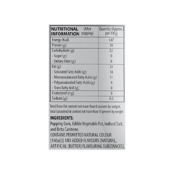 Act Ii Butter Lovers Microwave Popcorn - 33 gm - 33 gm