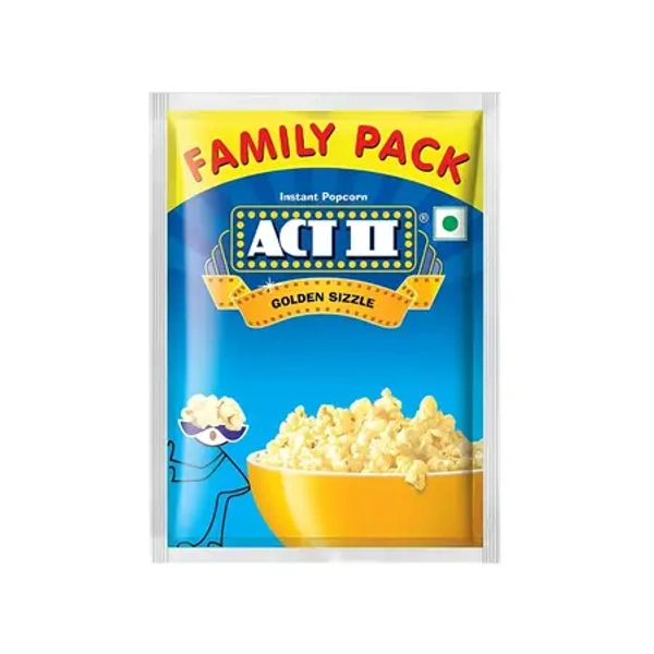 Act II Ready To Eat Sour Cream & Cheese Flavour Popcorn - 50 gm - 50 gm