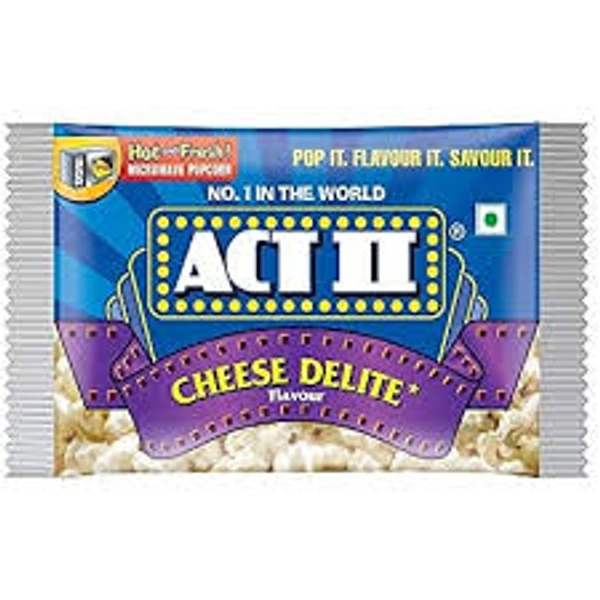 Act Ii Microwave Cheese Delite Popcorn - 106 gm - 106 gm