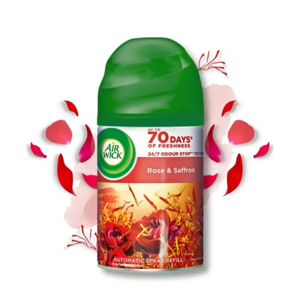 Airwick Freshmatic Automatic Room Freshener (Rose and Saffron) - 250ml