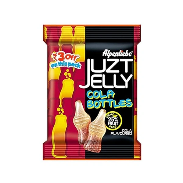 Alpenliebe Juzt Jelly Cola Bottles - 22.5 gm - 22.5 gm