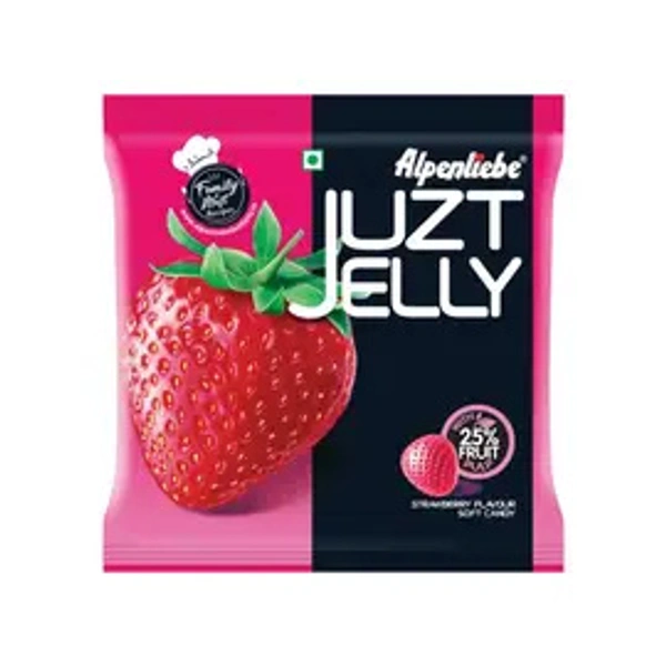 Alpenliebe Juzt Jelly Strawberry Flavour Candy - 148 gm - 148 gm