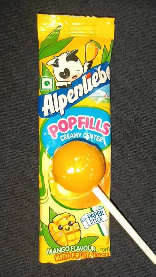 Alpenliebe Mango Flaowred With Fruit Juice - 10.5 gm - 10.5 gm