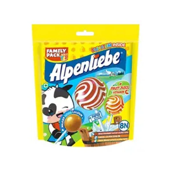 Alpenliebe Pop Assorted Flavours Lollipop (With Toy Inside 5*8 Gm) - 40 gm - 40 gm