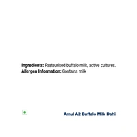 Amul A2 Buffalo Milk Curd - 200 gm
