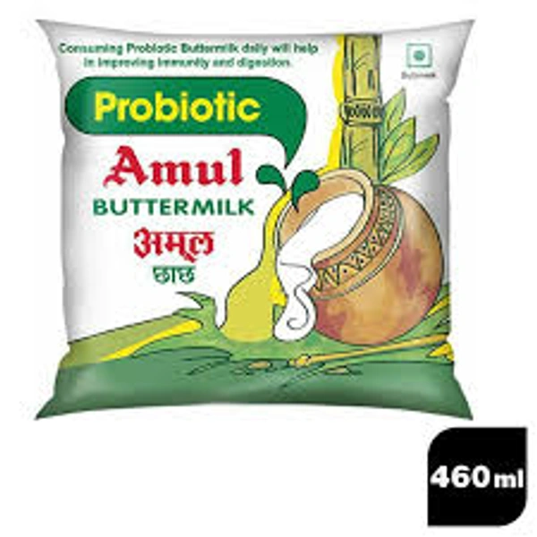 Amul Butter Milk Chhach (Probiotic) - 460 ml - 460 ml