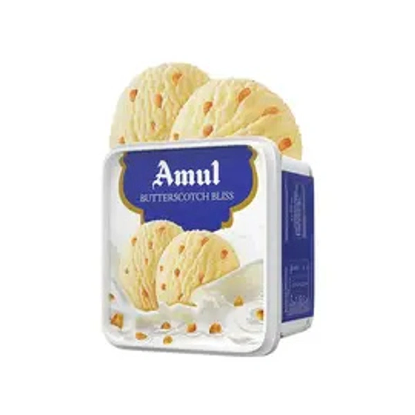 Amul Butterscotch Bliss Ice Cream Tub - 1 ltr - 1 ltr