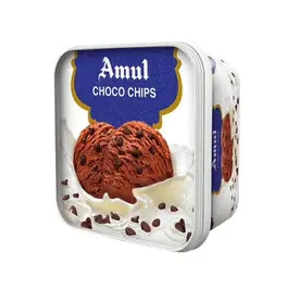Amul Choco Chips Ice Cream Tub - 1 ltr - 1 ltr