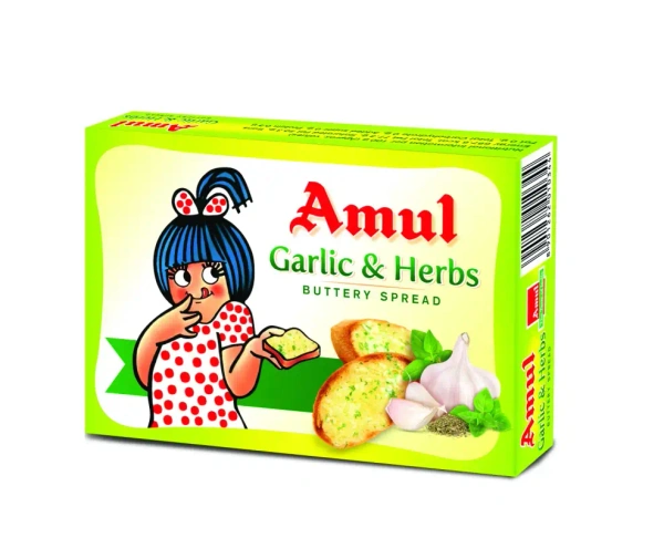 Amul Garlic & Herbs Butter - 100 gm