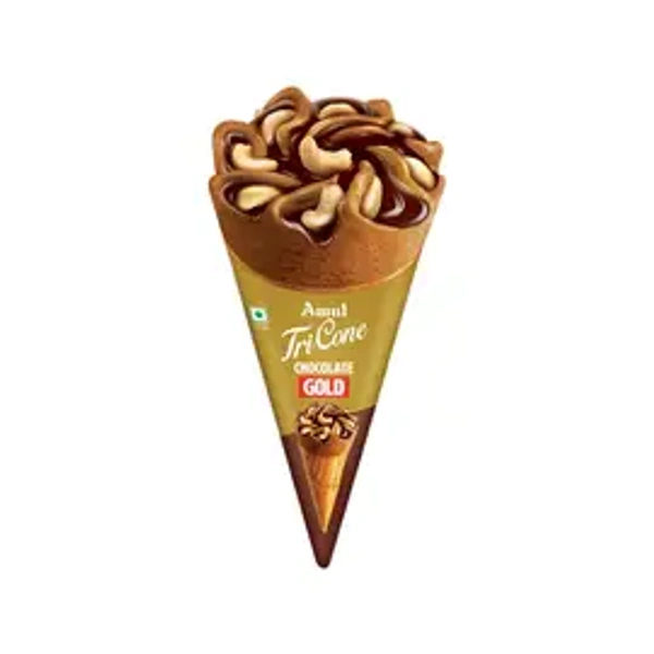 Amul Gold Chocolate Ice Cream Cone - 120 ml - 120 ml