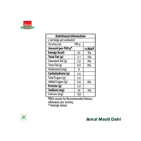 Amul Masti Curd (Tub) - 200 gm