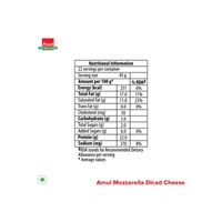 Amul Pizza Mozzarella Diced Cheese - 1 kg