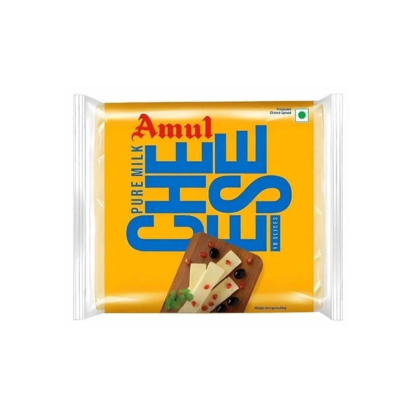 Amul Pure Milk Cheese -5 Slices - 5 Piecees