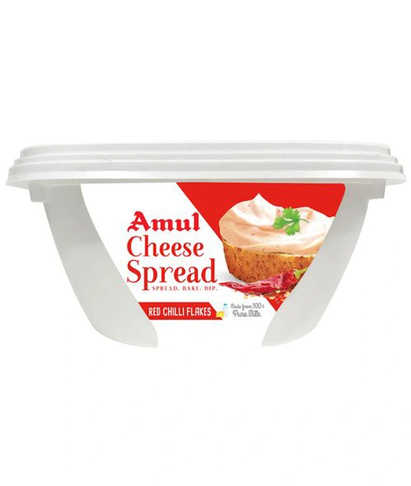 Amul Red Chilli Flakes Cheese Spread - 200 gm