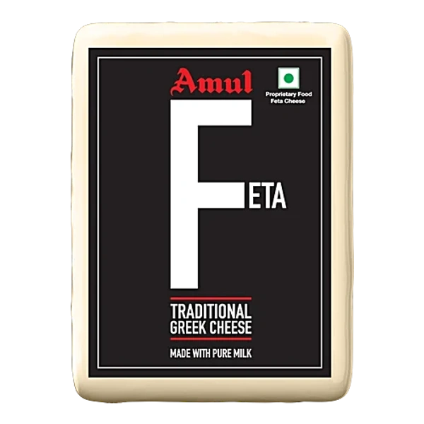 Amul Traditional Greek Feta Cheese Block - 250 gm