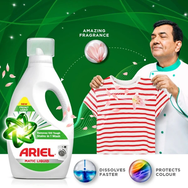 Ariel Front Load Liquid Detergent - 1 ltr - 1 ltr