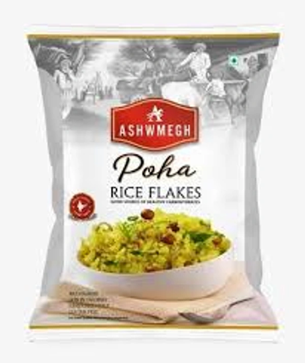 Ashwmegh Poha Rice Flakes - 500 gm - 500 gm