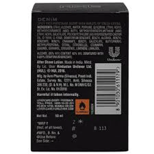 Axe After Shave Lotion Denim Masculine Colongne Fragrance Vitalizing-100 ml - 100 ml