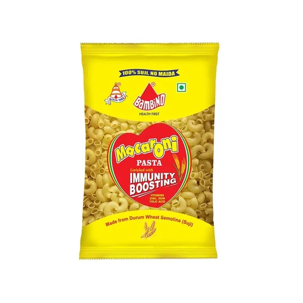 Bambino Macaroni Durum Wheat Elbow Pasta - 850 gm - 850 gm