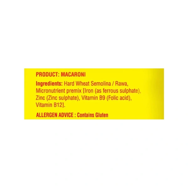Bambino Macaroni Durum Wheat Elbow Pasta - 400 gm - 400 gm