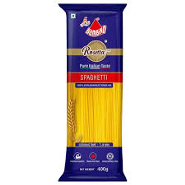 Bambino Rosetta Pure Italian Taste Spaghetti 100% Durum Wheat Semolina - 500 gm - 500 gm