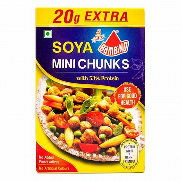 Bambino Soya Mini Chunks - 200 gm - 200 gm