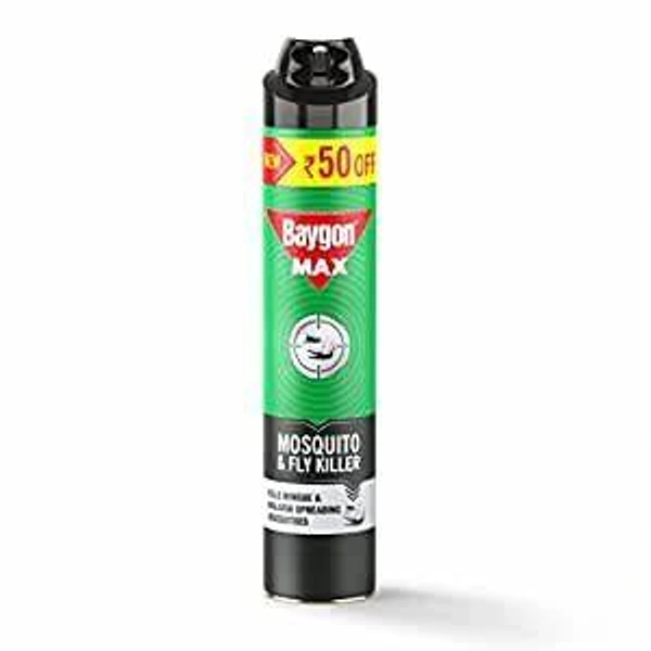 Baygon Max Fly & Mosquito Repellent Spray - 625 ml - 625 ml