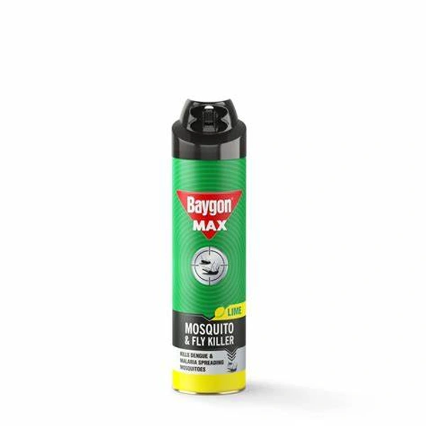 Baygon Max Fly & Mosquito Repellent Spray (Lime) - 400 ml - 400 ml