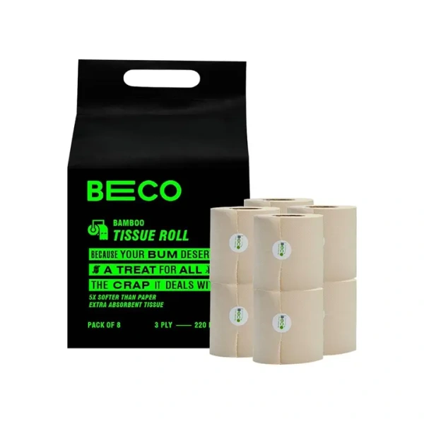 Beco Toilet Roll (3 Ply) - 1 pack (8 rolls x 220 pulls)