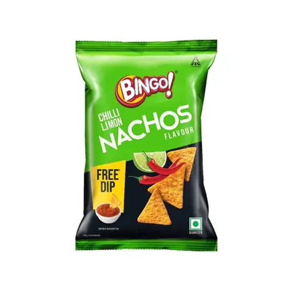 Bingo Chilli Limon Nachos - 82 gm - 82 gm