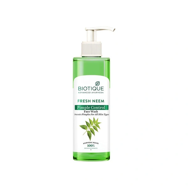 Biotique Fresh Neem Pimple Control Face Wash - 200 ml - 200 ml