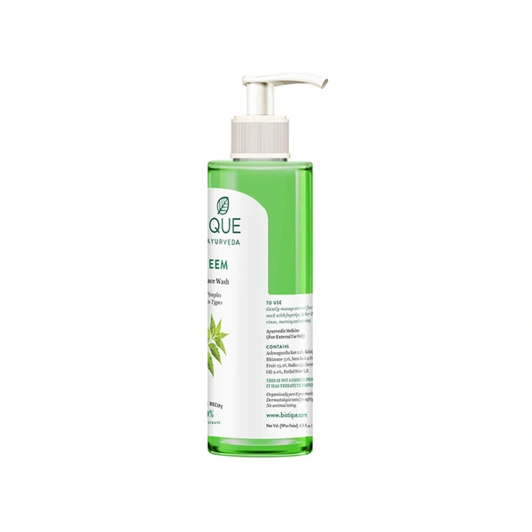 Biotique Fresh Neem Pimple Control Face Wash - 200 ml - 200 ml