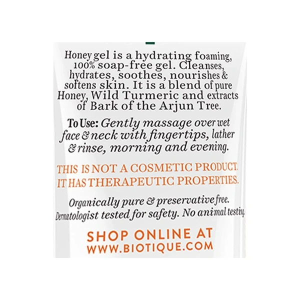 Biotique Honey Gel Smooth & Nourish Foaming Face Wash - 150 ml - 150 ml