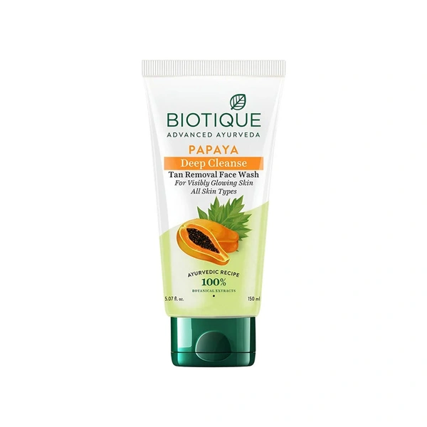 Biotique Papaya Deep Cleanse Face Wash 150 ml - 150 ml