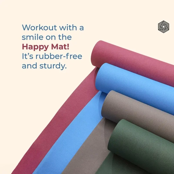 Boldfit Yoga Mat (6mm, Purple) (Puple) - 1 unit