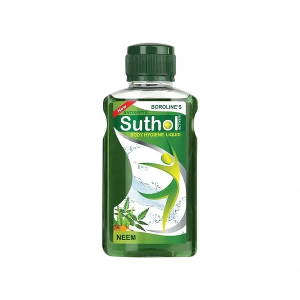 Boroline Suthol Skin Antiseptic Liquid - Neem 100 ml - Neem 100 ml