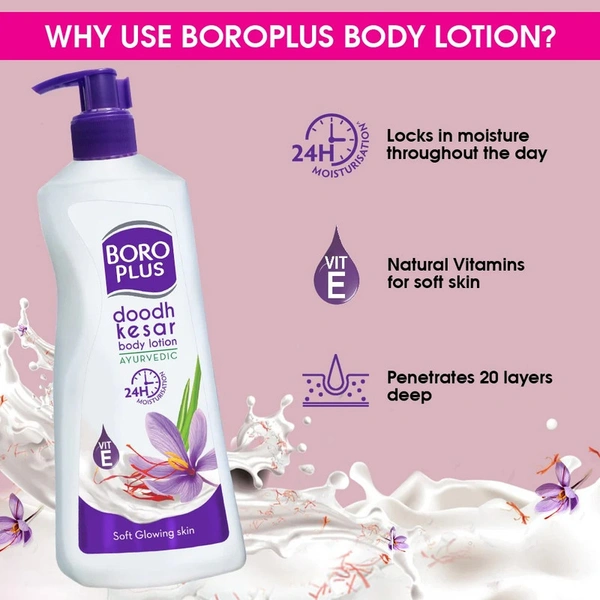 Boroplus Doodh Kesar Body Lotion - 400 ml