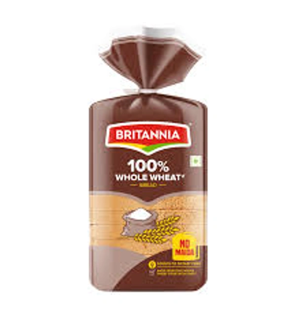 Britannia 100% Atta Bread (No Maida) - 350 gm