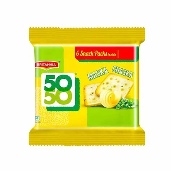 Britannia 50-50 Maska Chaska Sweet & Salty Biscuits - 105 gm - 105 gm