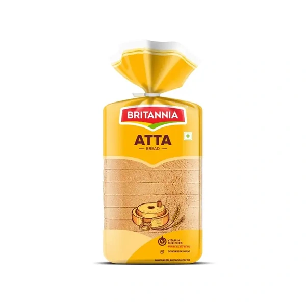 Britannia Atta Sandwich Bread - 400 gm