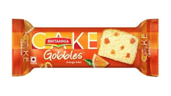 Britannia Cake gobbles orange bites - 50 gm - 50 gm