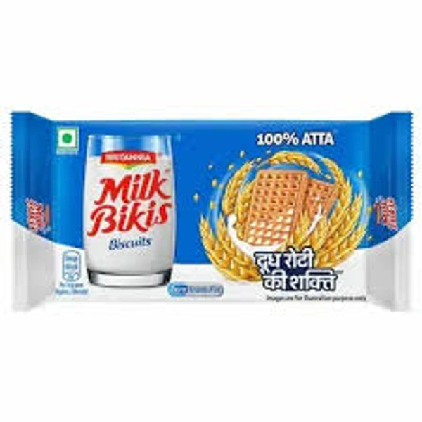 Britannia Milk Bikis 100 % Atta Biscuit - 71 gm - 71 gm