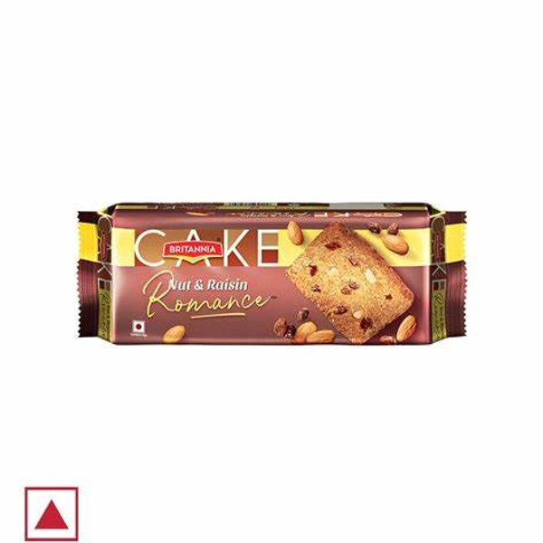 Britannia Nut & Raisin Romance Slice Cake - Pack of 2 - 280 gm