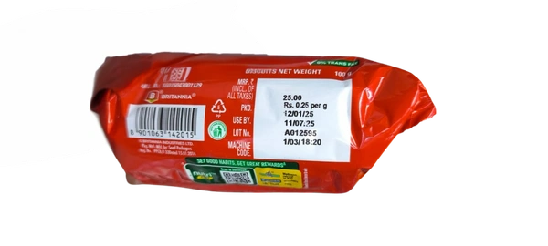 Britannia nutri choice 100% Atta -100 gm - 100 gm