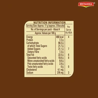 Britannia Nutri Choice Chocolate Almond Oats Biscuit - 75 gm - 75 gm